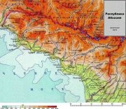 Карта Абхазии