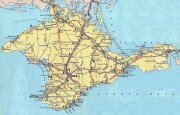 Карта полуострова Крым